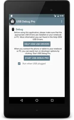 USB Debug Pro android App screenshot 1